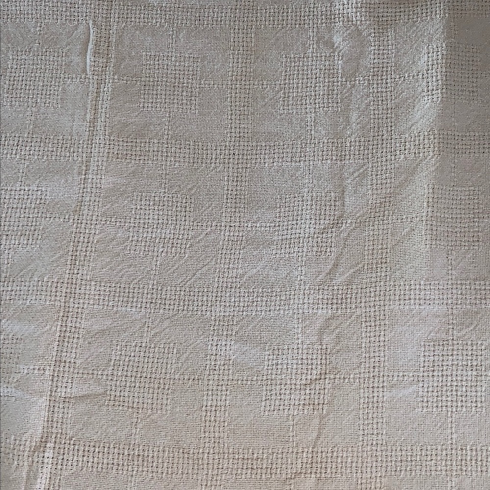 JCPenney cotton beige bedspread comforter quilt